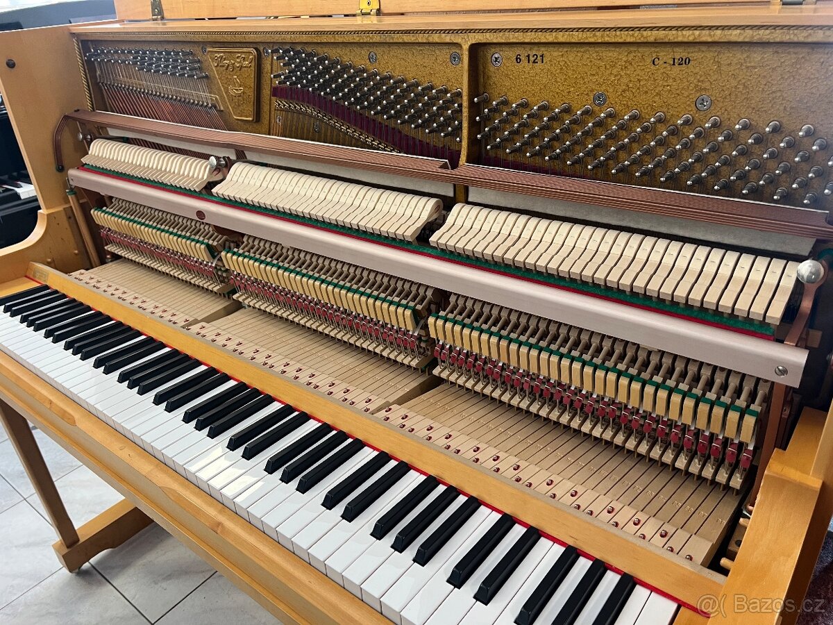 Pianino Klug & Sperl - Petrof mod. 120 cm, PRODÁNO - 16