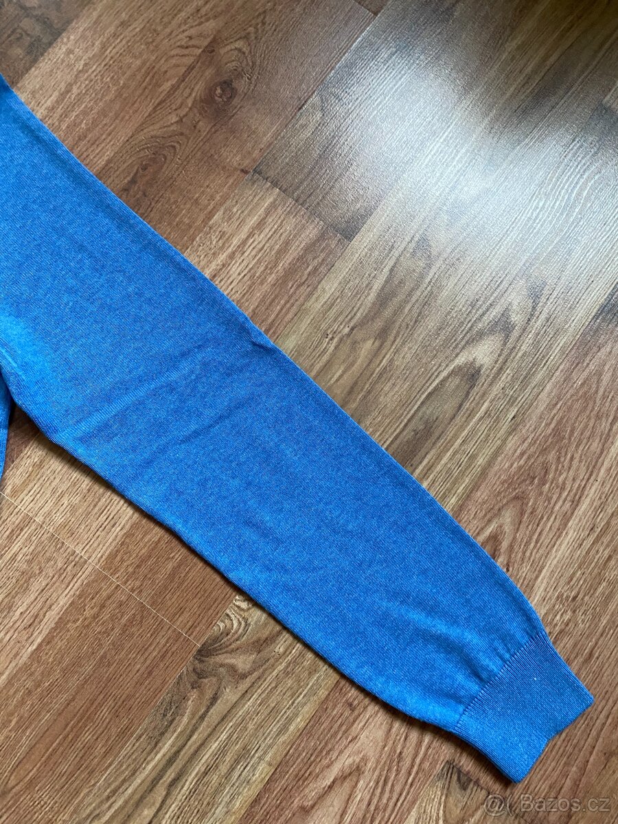 Nový pánský bavlněný svetr C&A do "V" - L - 16