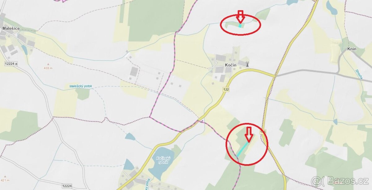 Prodej lesních pozemků v k.ú. Kočín - 16