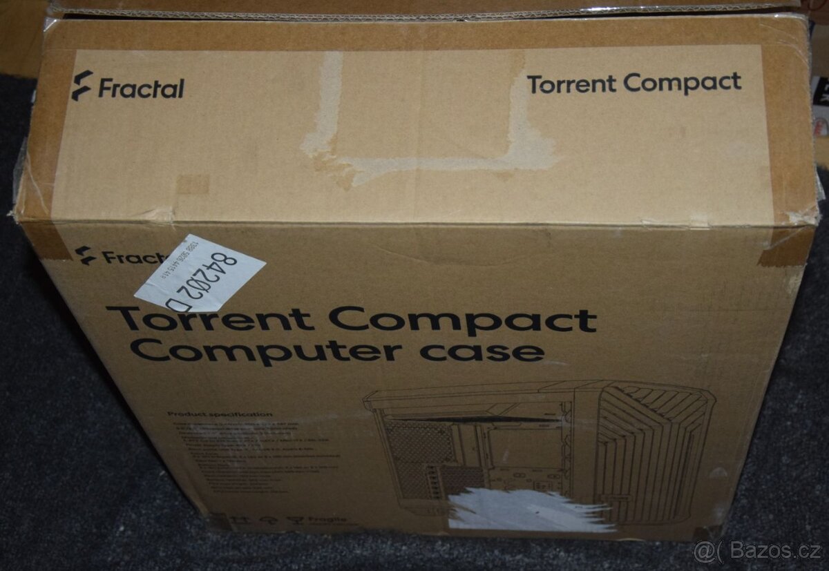 Fractal Design Torrent Black TG, super airflow,USB-C vpředu - 16