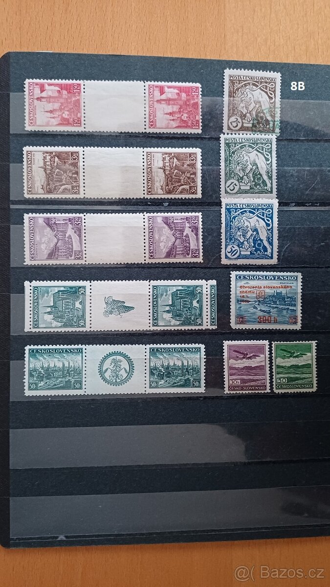Známky Československo na albových listech - 16