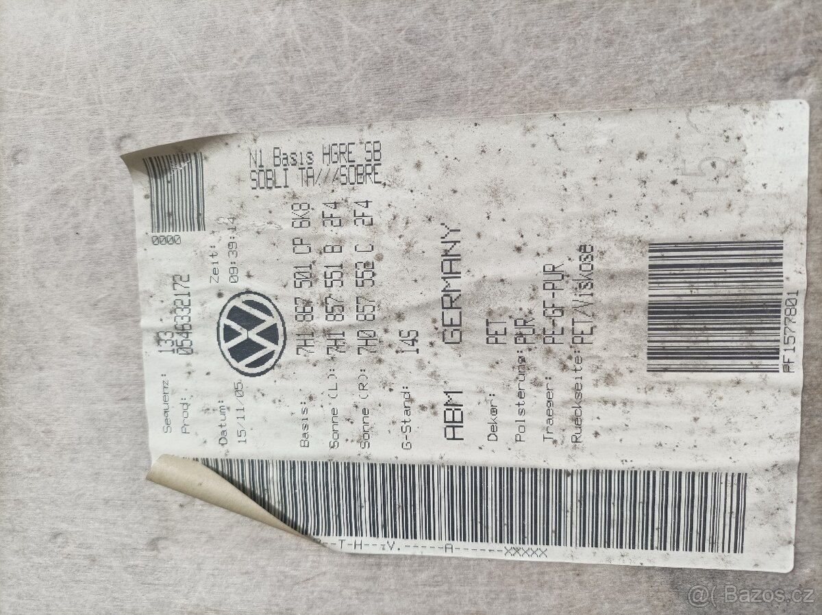 Prodám různé díly z VW T5 - 16