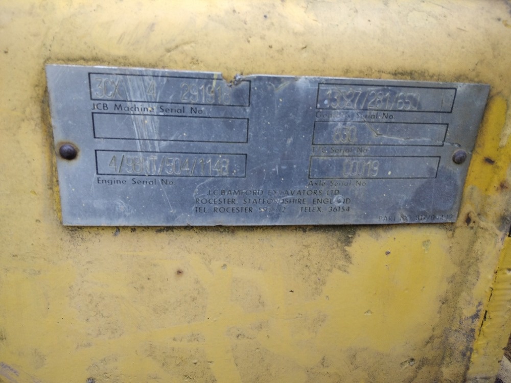 Traktorbagr JCB 3cx 1985 4x4 - 16