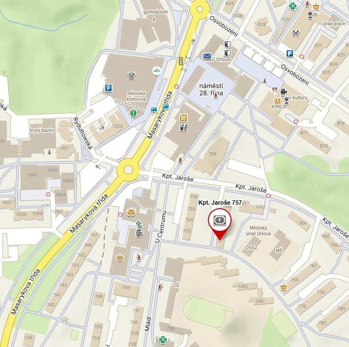 Pronájem bytu 1+1, 39m2 v Orlové, ul. Kpt. Jaroše - 16