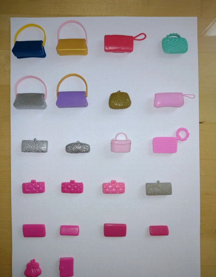 Kabelky, psaníčka, peněženka, diář pro panenky - 16