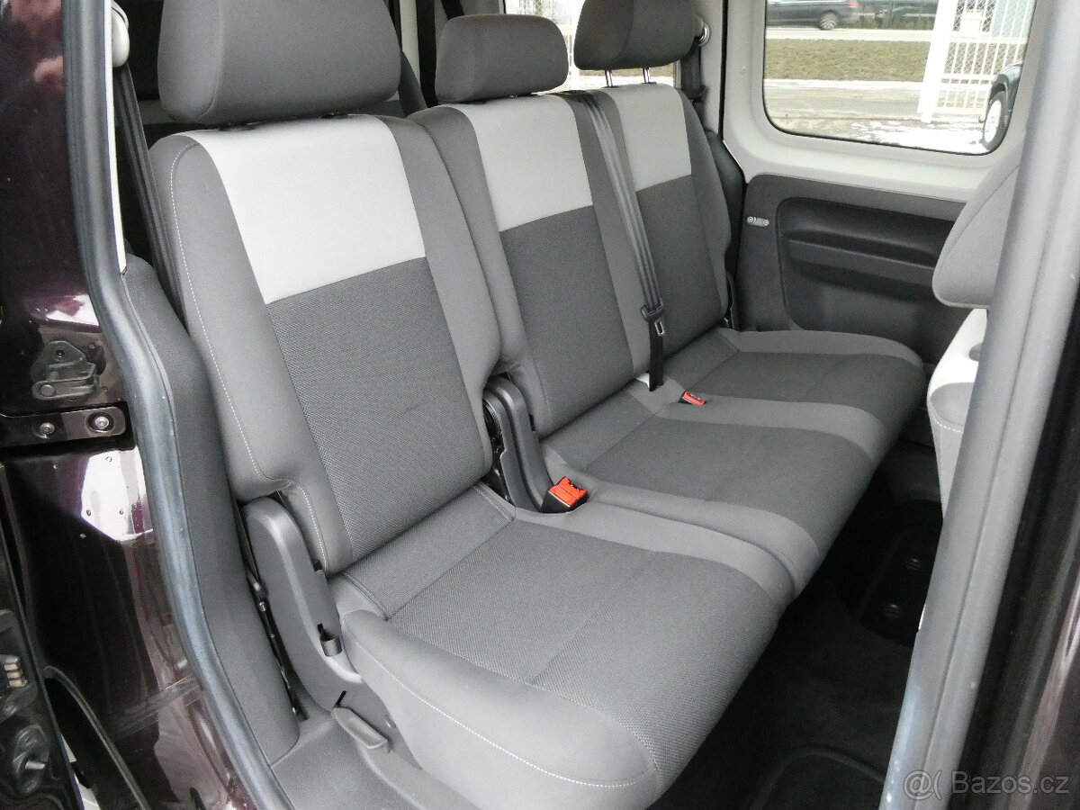 Volkswagen Caddy 1.6TDi 75kW, 7.míst, serviska - 16