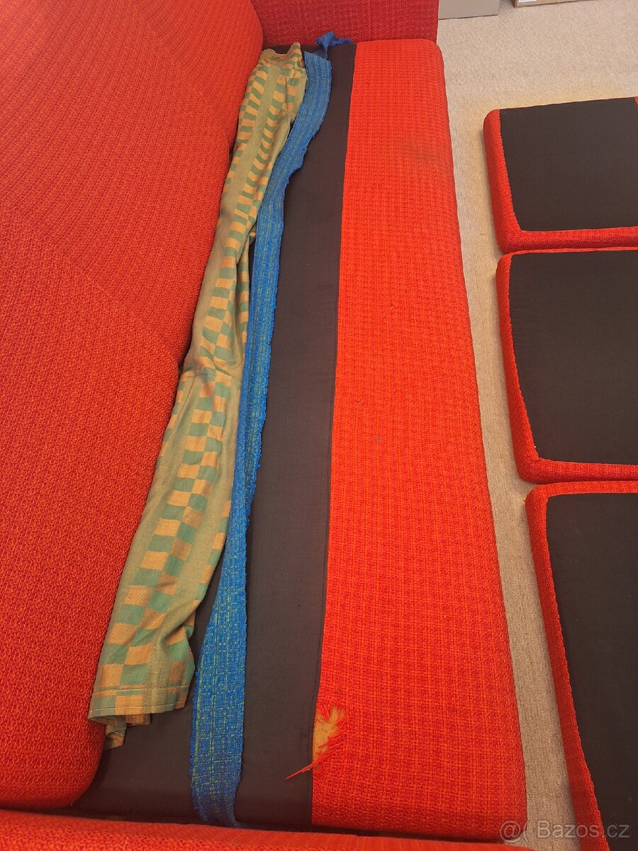 Retro socialistická rozkládací sedačka za odvoz - 16