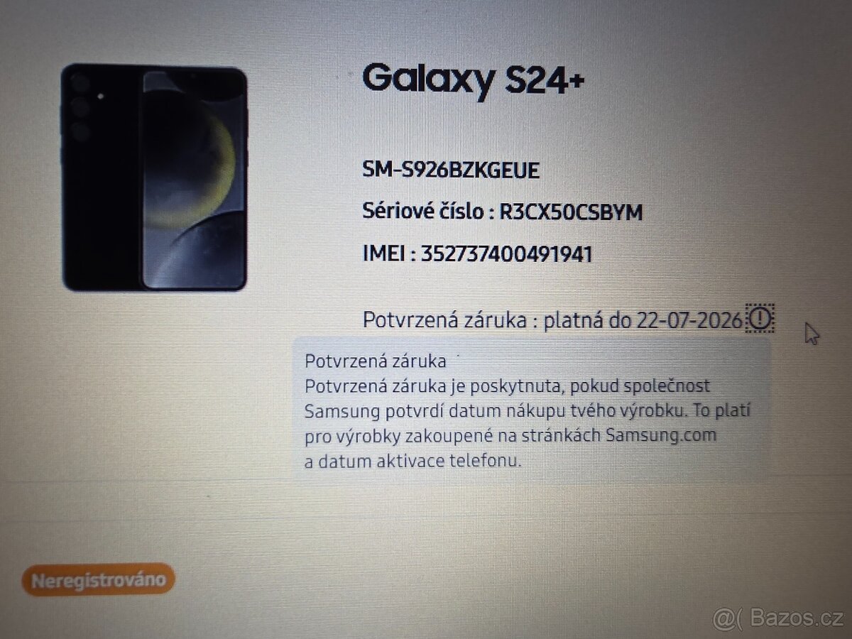 Samsung Galaxy S24+ 12/512 GB Onyx Black - 16