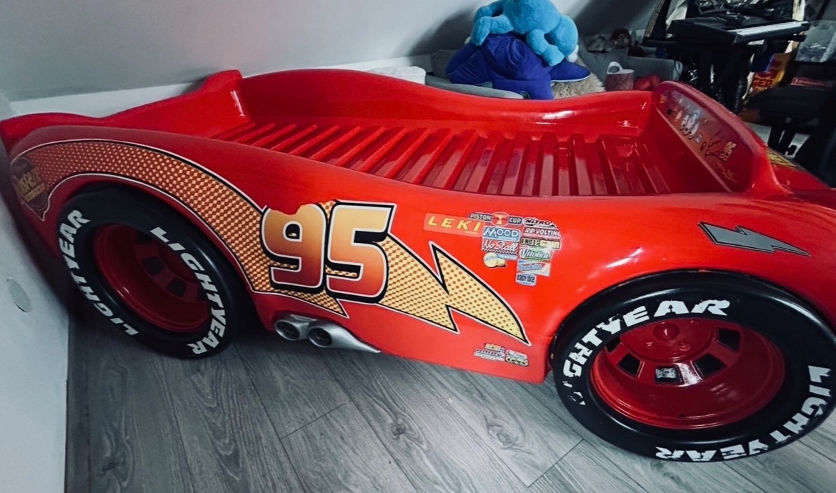 Dětská 3D postel auto - 16