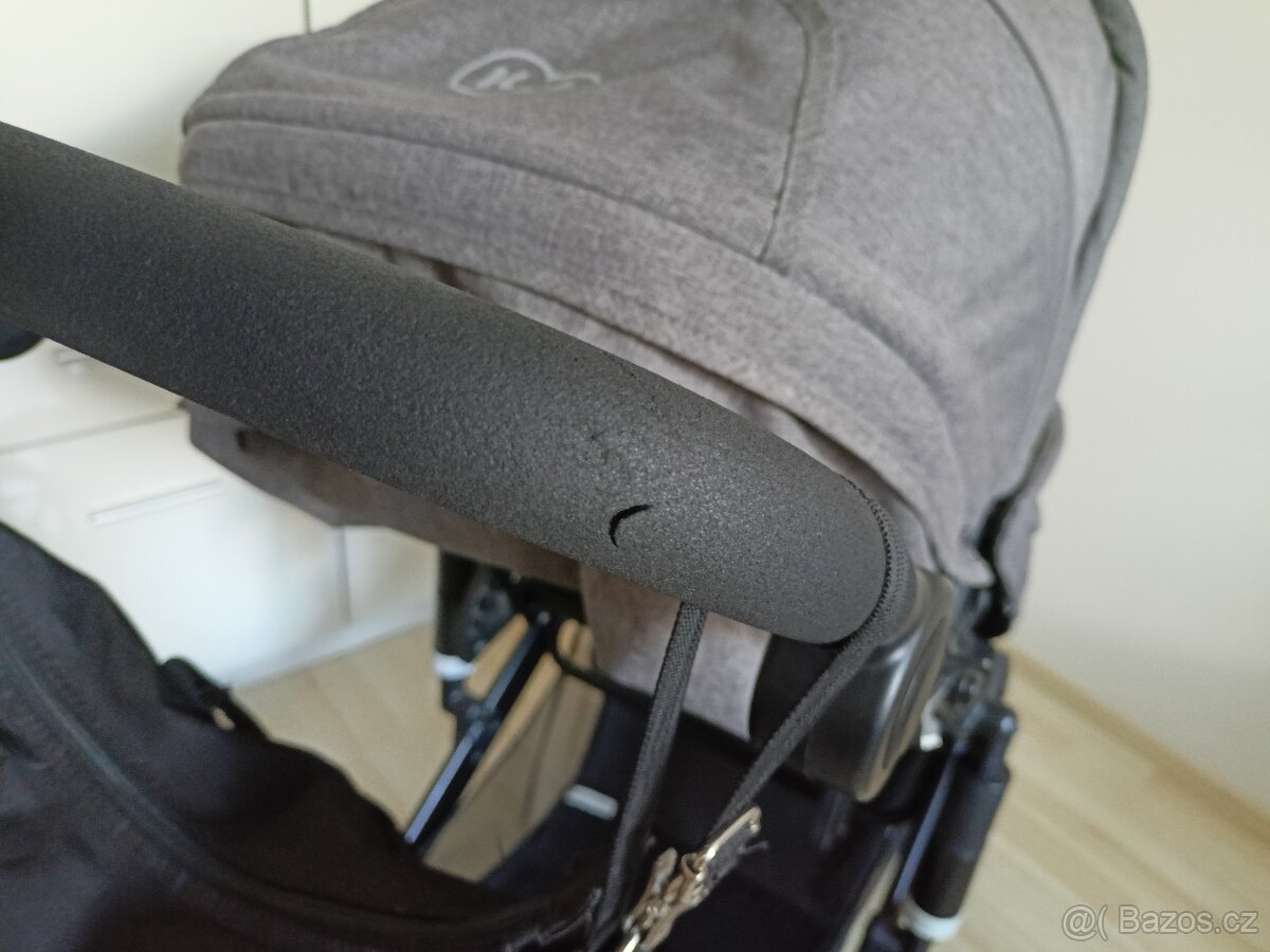 Kinderkraft Prime Lite šedý 2v1 2020 + příslušenství - 16