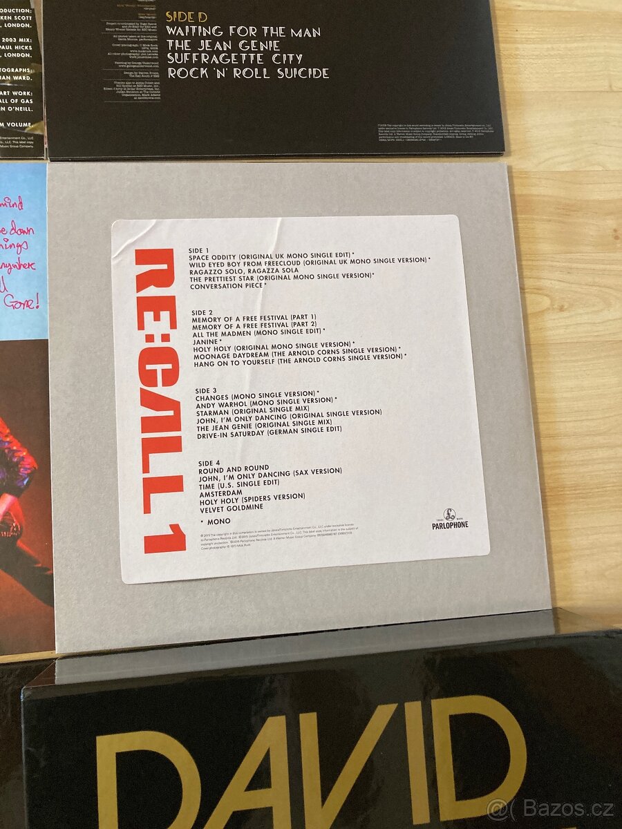 LP Box BOWIE DAVID - FIVE YEARS / 1969-1973 - 14LP - 16