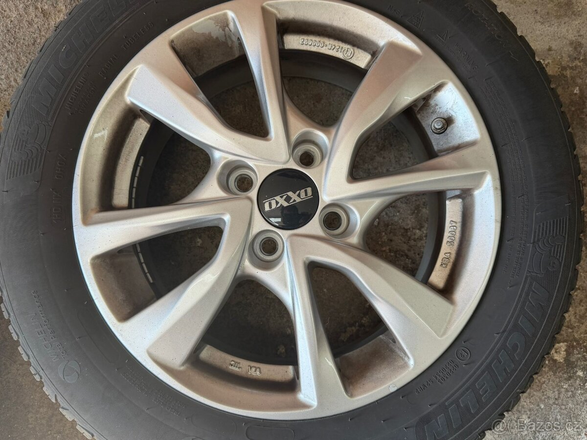Prodám ALU kola + celoroční pneu Michelin. - 16
