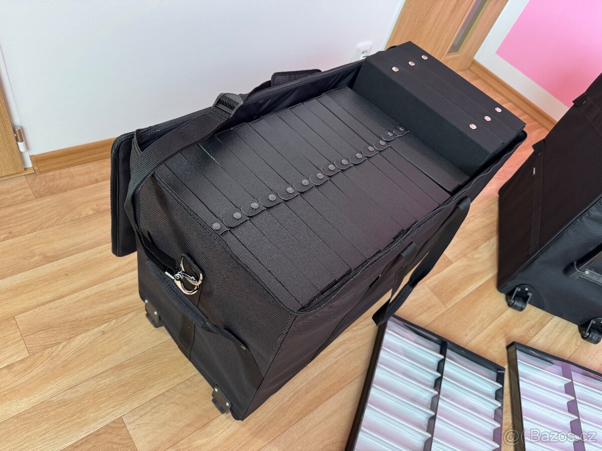 Profesionální 2ks kufry Techgal a 22 kazet na brýle NOVÉ - 16