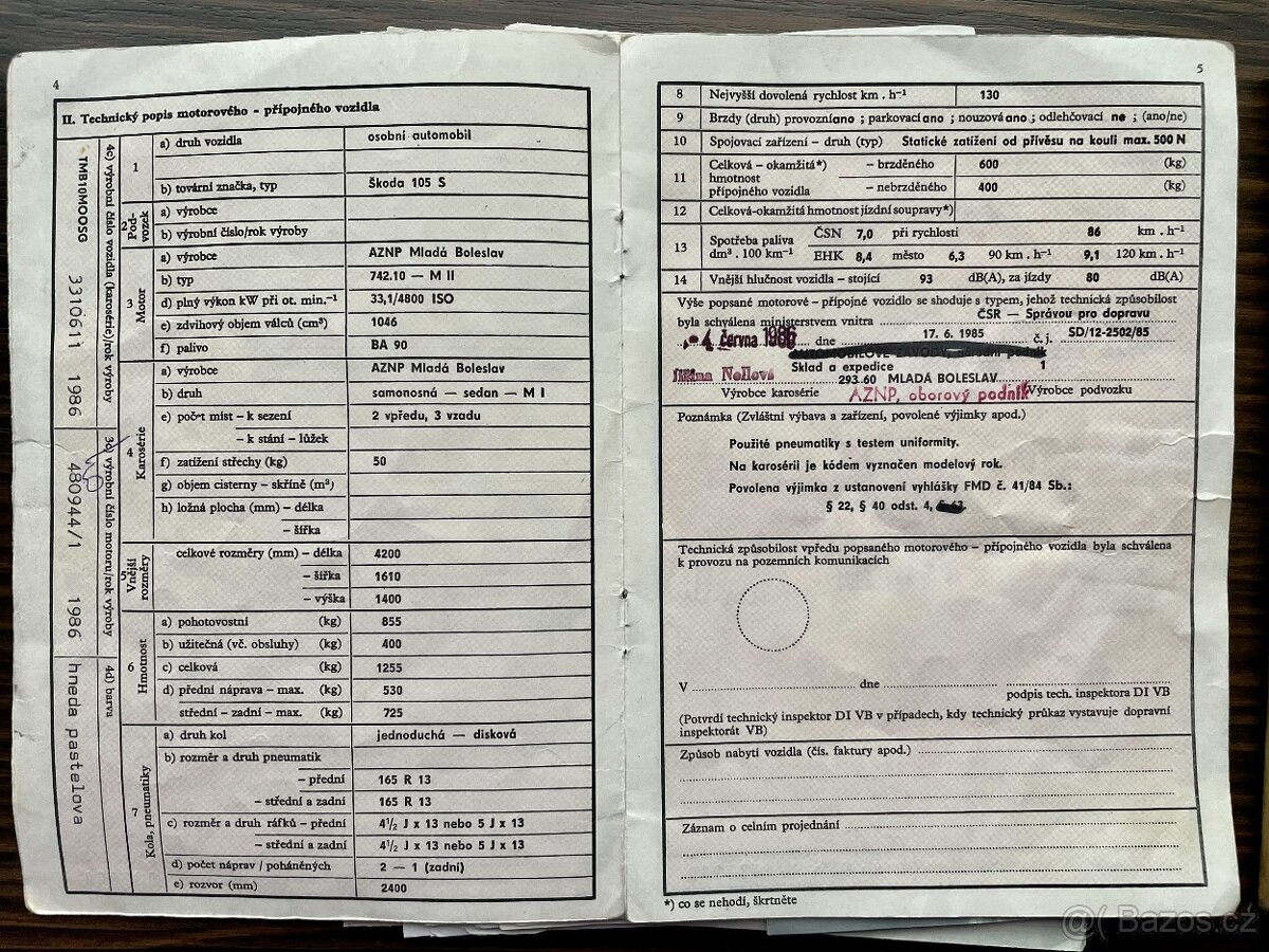 Predám ŠKODA 105S - TOP STAV - 2.900 € - 16