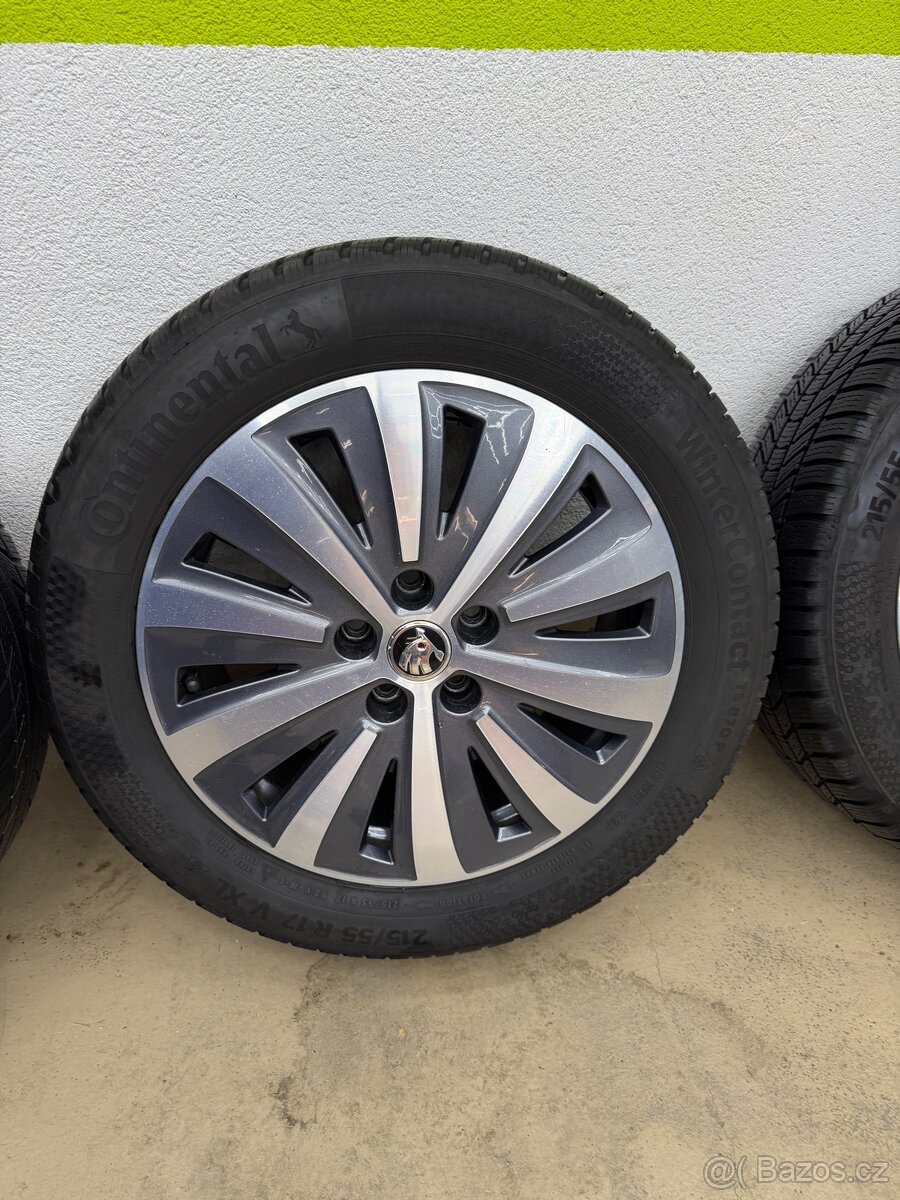Prodám zimní pneu +alu - 16