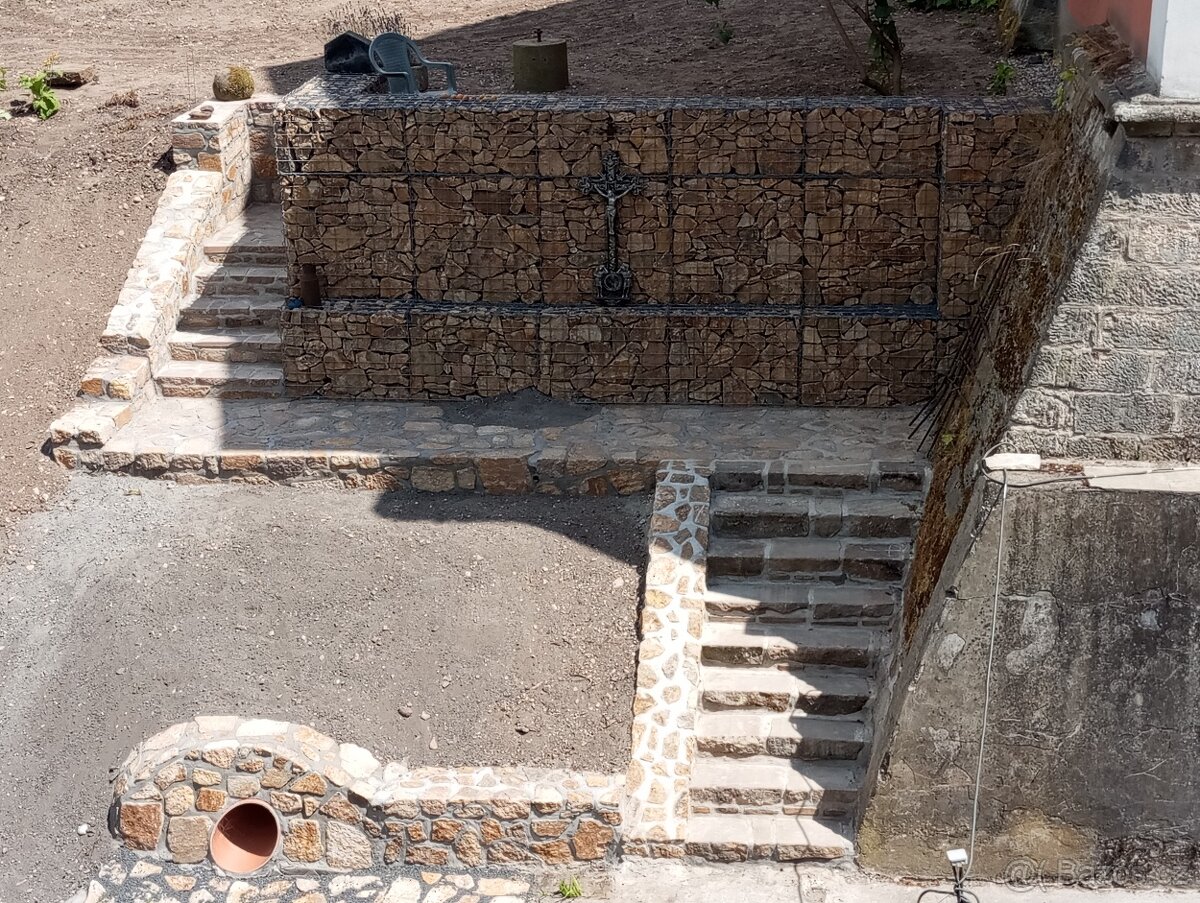 Kamenné stavby a realizace gabionu - 16