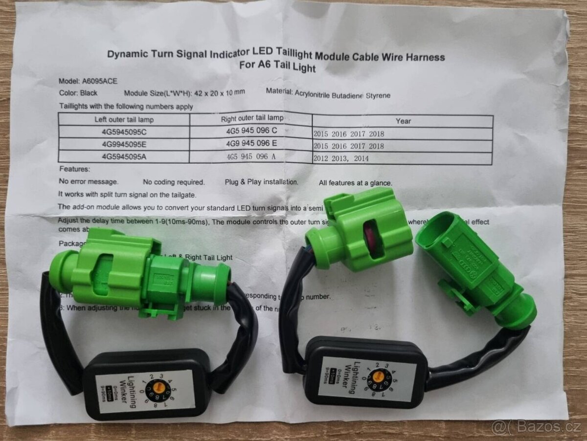 LED Moduly zadné dynamické smerovky Audi - 16