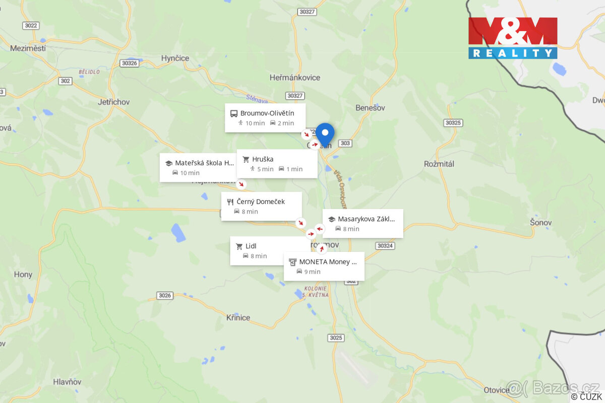Prodej bytu 3+kk, 60 m², Broumov, ul. Dukelská - 16