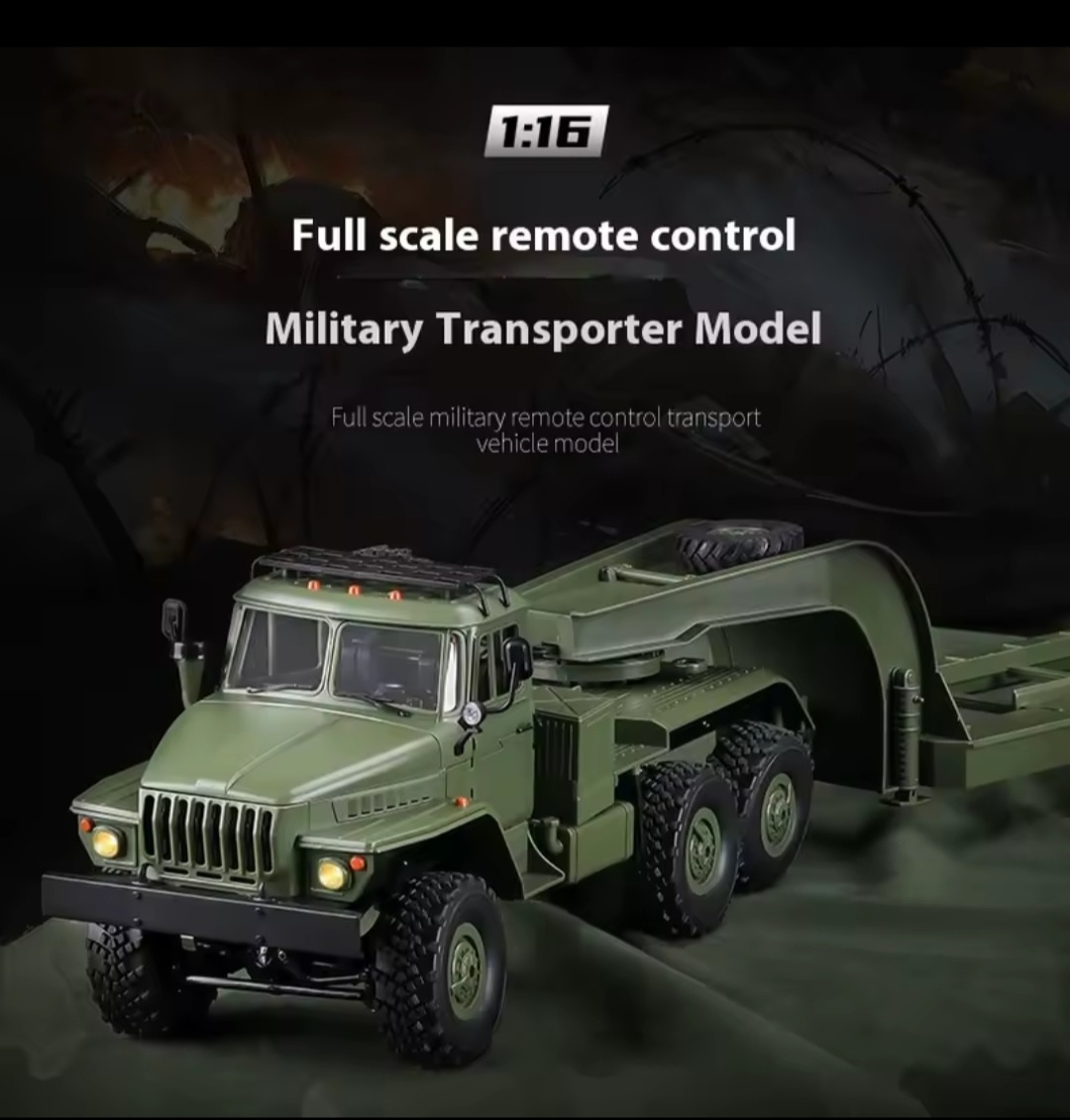 Krásny RC model URAL s podvalnikom 1:16 - 16