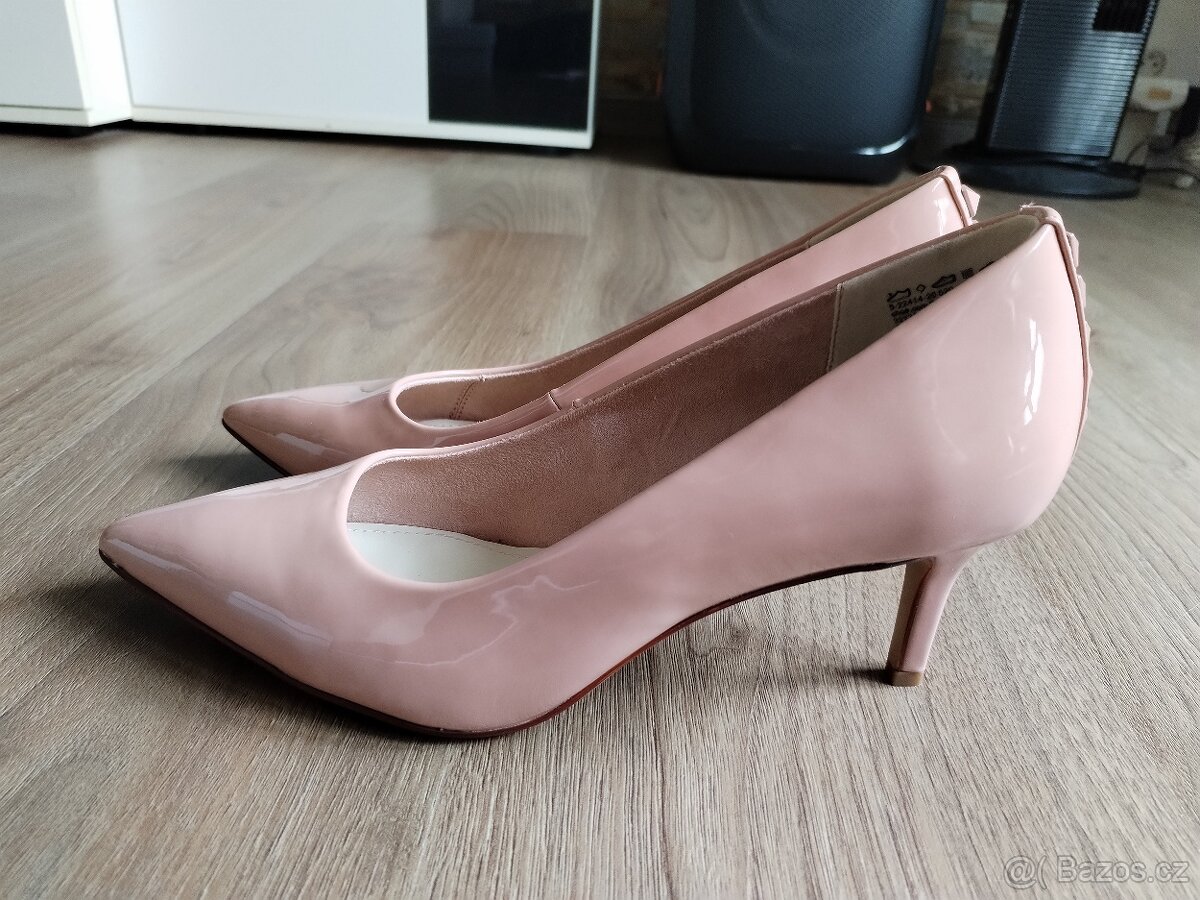 Nové lodičky s.Oliver 41 lesklé růžové - 16