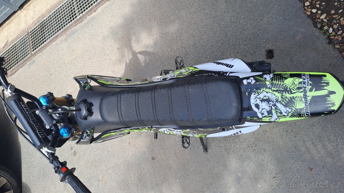 Pitbike MiniRocket 140 4t 17/14 zelena - 16