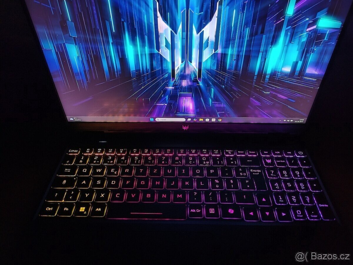 16 Predator Neo,i9-14th,4070-RTX,32gb,QHD 240Hz,1TB-Záruka. - 16