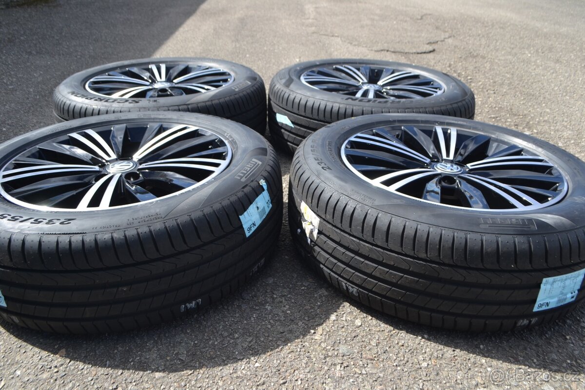 VW Tiguan/Š.Kodiaq -NOVÁ orig.ALU sada -235/55R18 -2024 DOT - 16