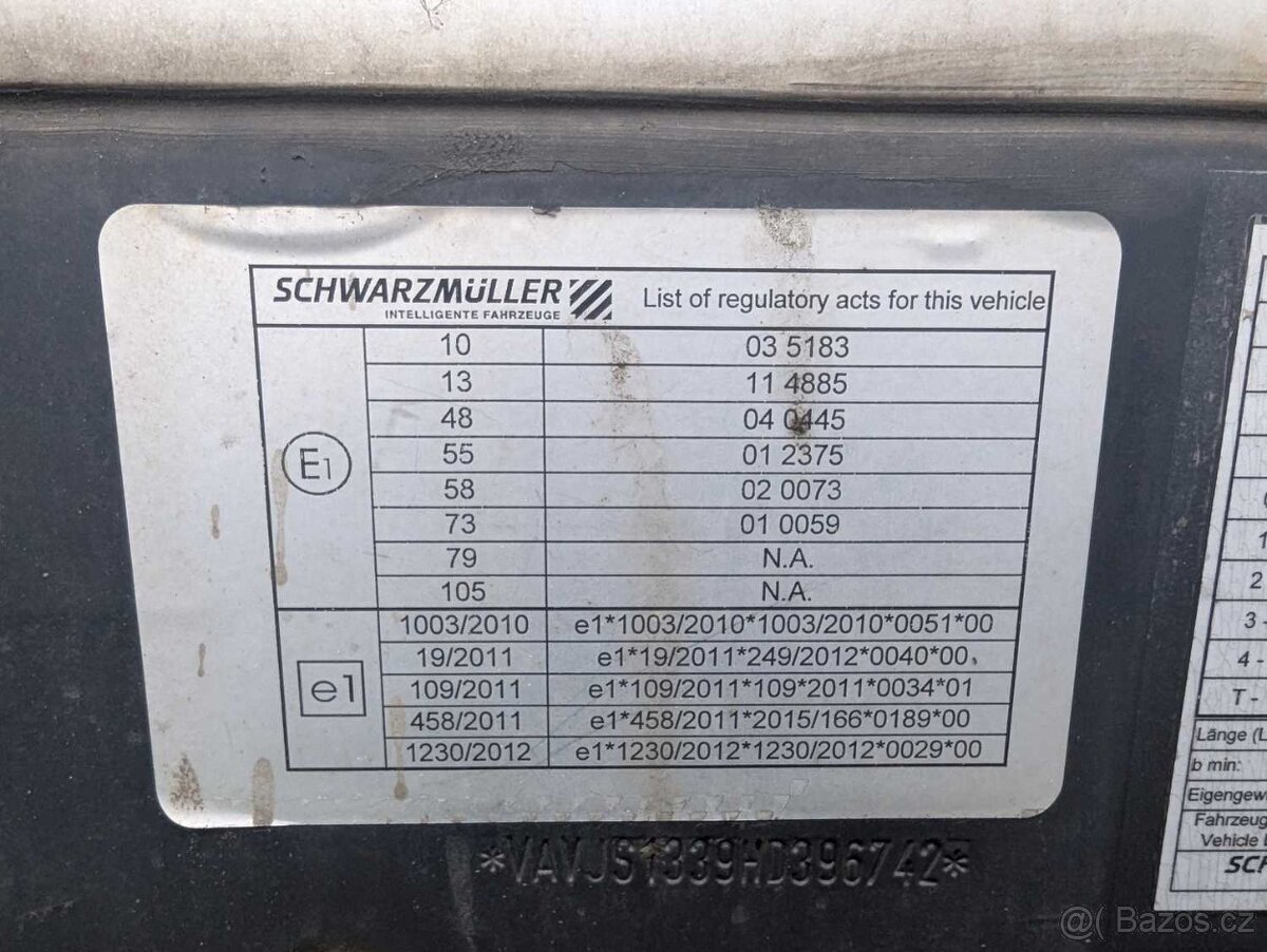 Návěs Schwarzmuller SPA 3/E, Standard - 16