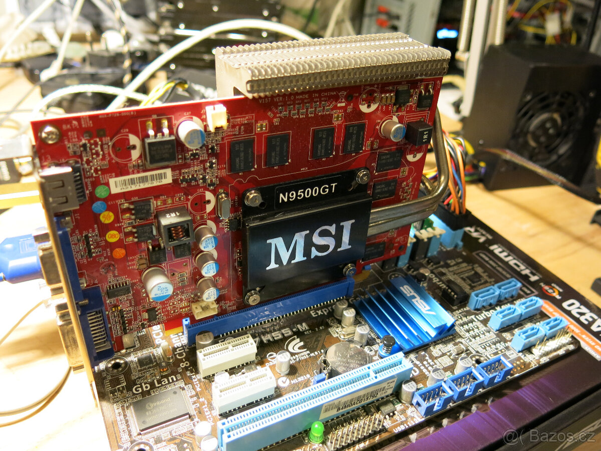 prodám sběratelský kousek grafika MSI N9500GT s pasivním chl - 16