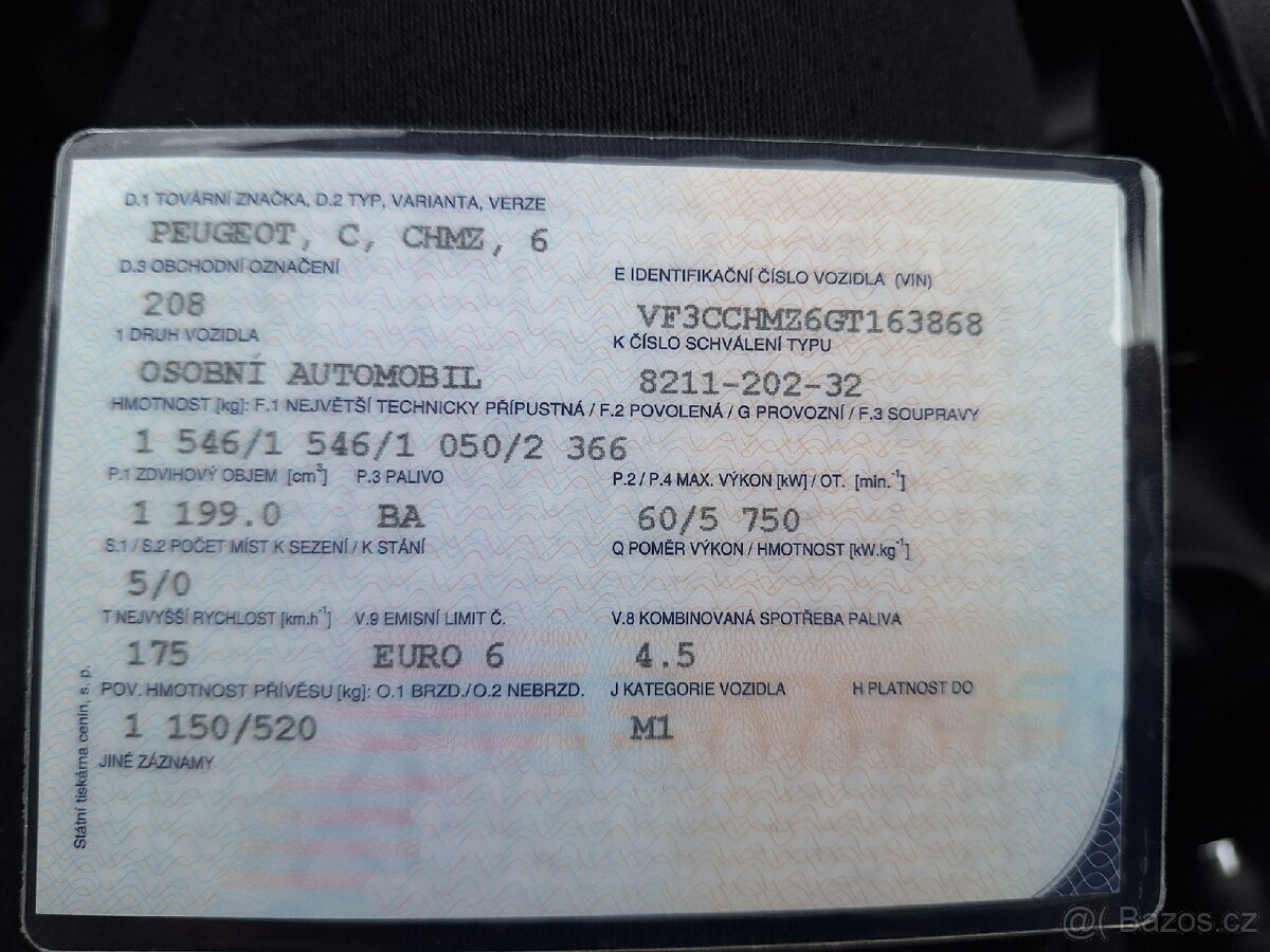 Peugeot 208 1.2 60kw 2016 - 16