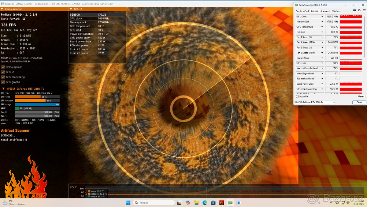 MSI STYLE i5-10400 12vláken,32GB,3060Ti,1TBm.2,750W,WIN11 - 16