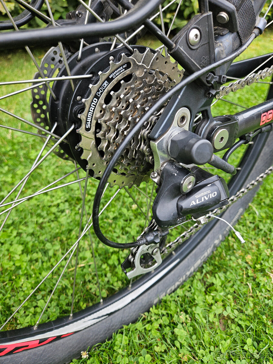 Rychlé 29" celoodpružené horské e-kolo, rám 19"+2 BATERIE - 16