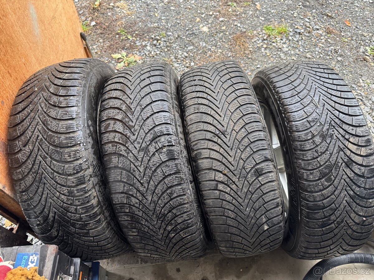 Alu kola 5x108 R17 včetně zimních pneu 235/65/17 - 16