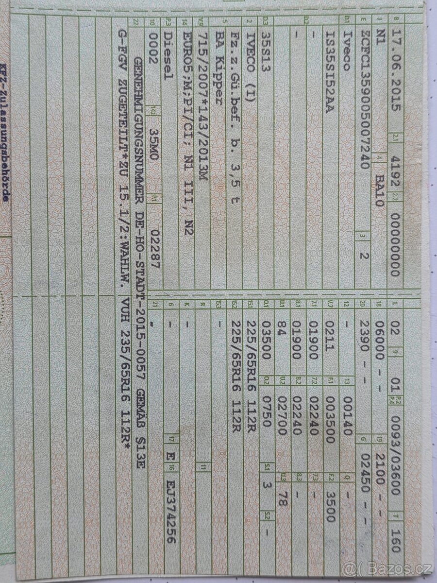 IVECO DAILY SKLÁPĚČ 2.3 93KW R.2016 ORIG 163000km - 16