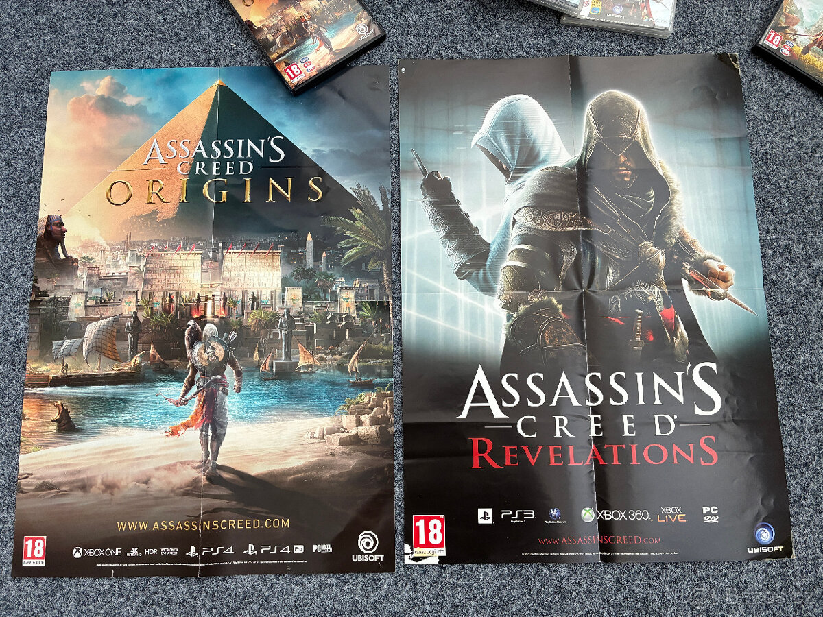 Použité PC hry série Assasins Creed + merch - 16
