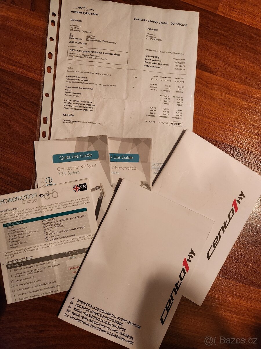 Prodám e-bike Wilier Cento1 Hybrid Ultegra 2022 modré/černé - 16