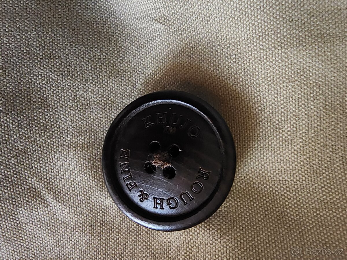 KHUJO jarní/podzimní kabátek trenčkot s páskem s logy - 16