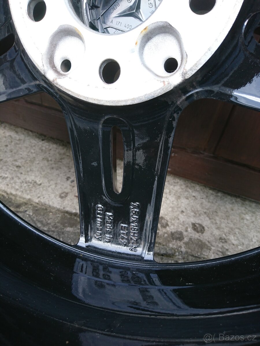 Mersedes A+B+ CLA originální alu kola 5x112 Zimní 225/45/18 - 16