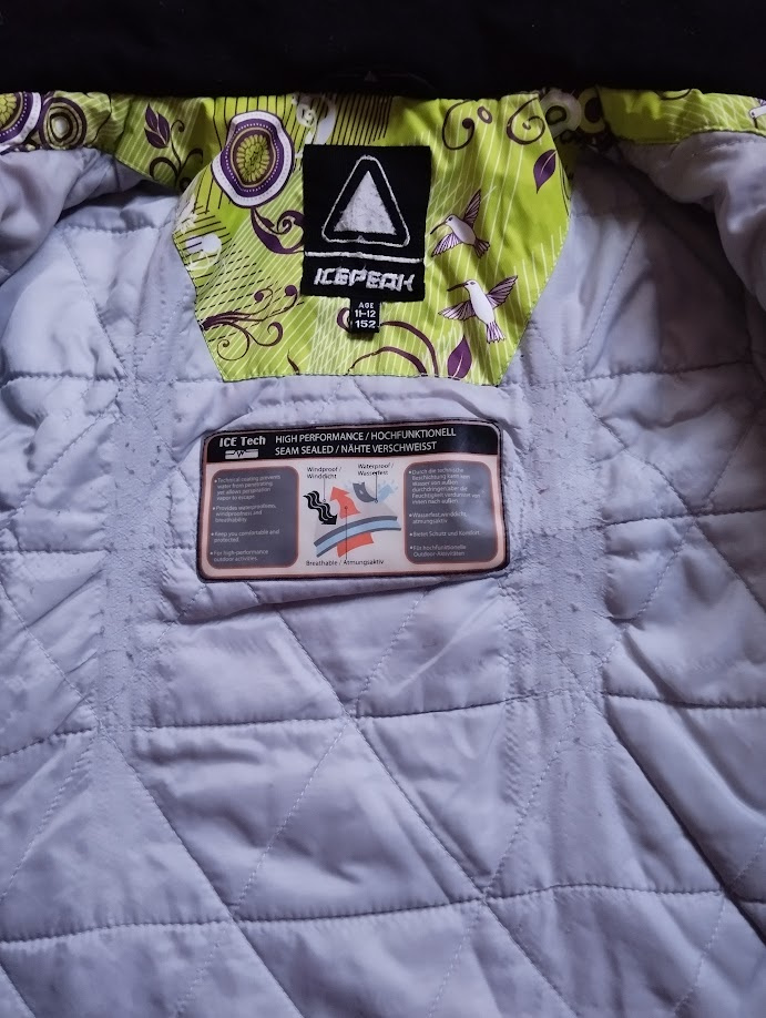 Zelenofialová zimní bunda vel.152/10-12let ICEPEAK - 16