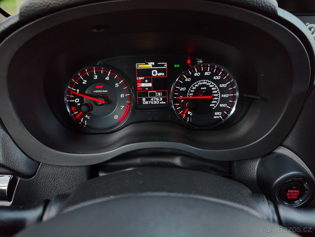 Subaru STi Impreza 2020 krásné velmi rychlé auto lehce laděn - 16