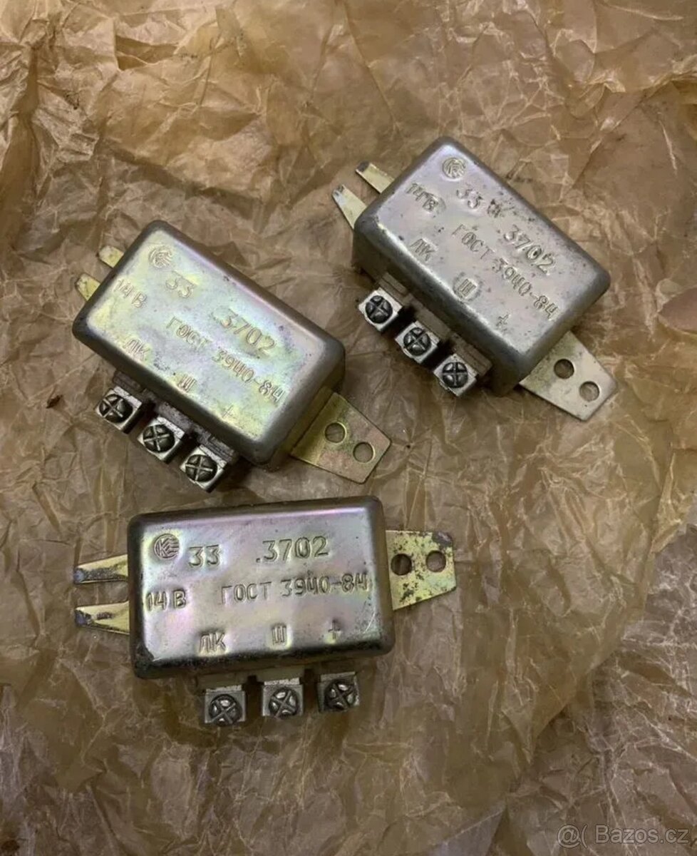 Originální nova spínací skříňka relé dobíjení 6V 12V - 16