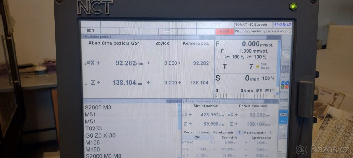 CNC Sostruh SLOVTOS, soustruh na vyrobu prstenov - 16