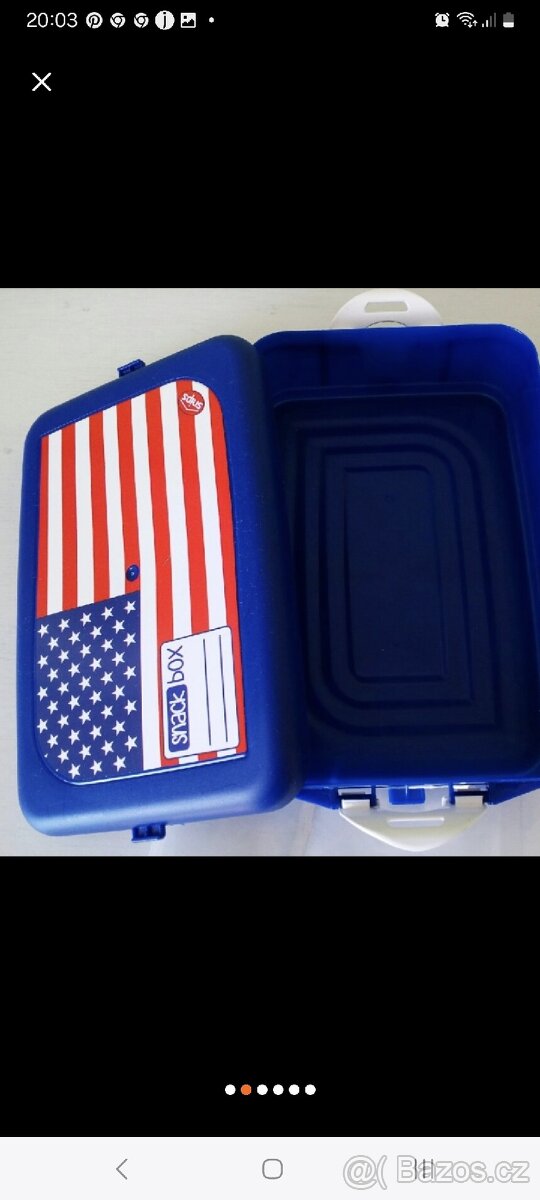 Svačinový box, dávkovač na léky, minutka,keramický nůž - 16