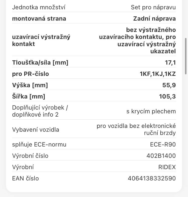 Nové kompletní zadní brzdy (kotouče + destičky) VAG group - 16
