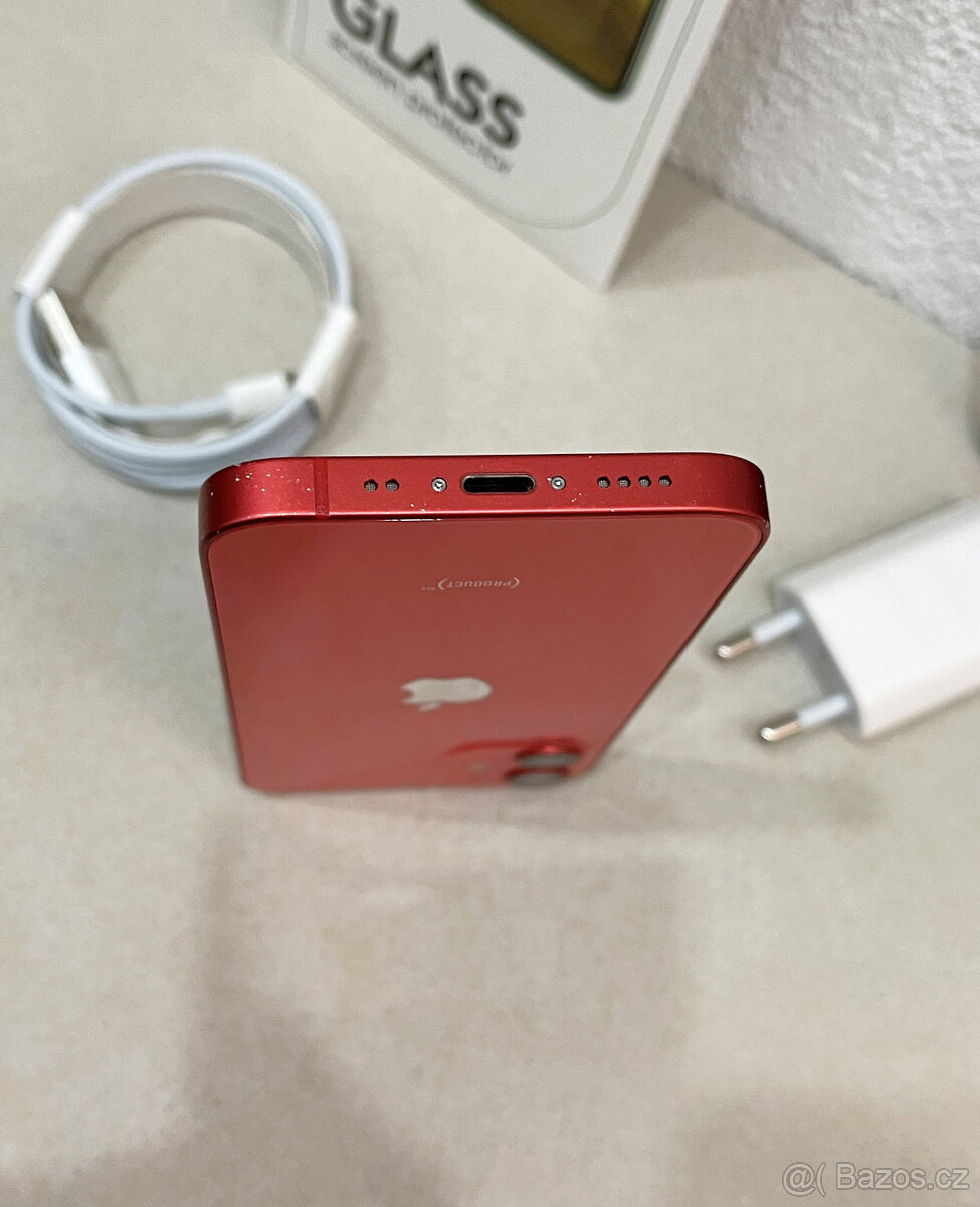 🍏 Apple iPhone 12 MINI 64GB - Red (12m. ZÁRUKA) + DÁRKY - 16