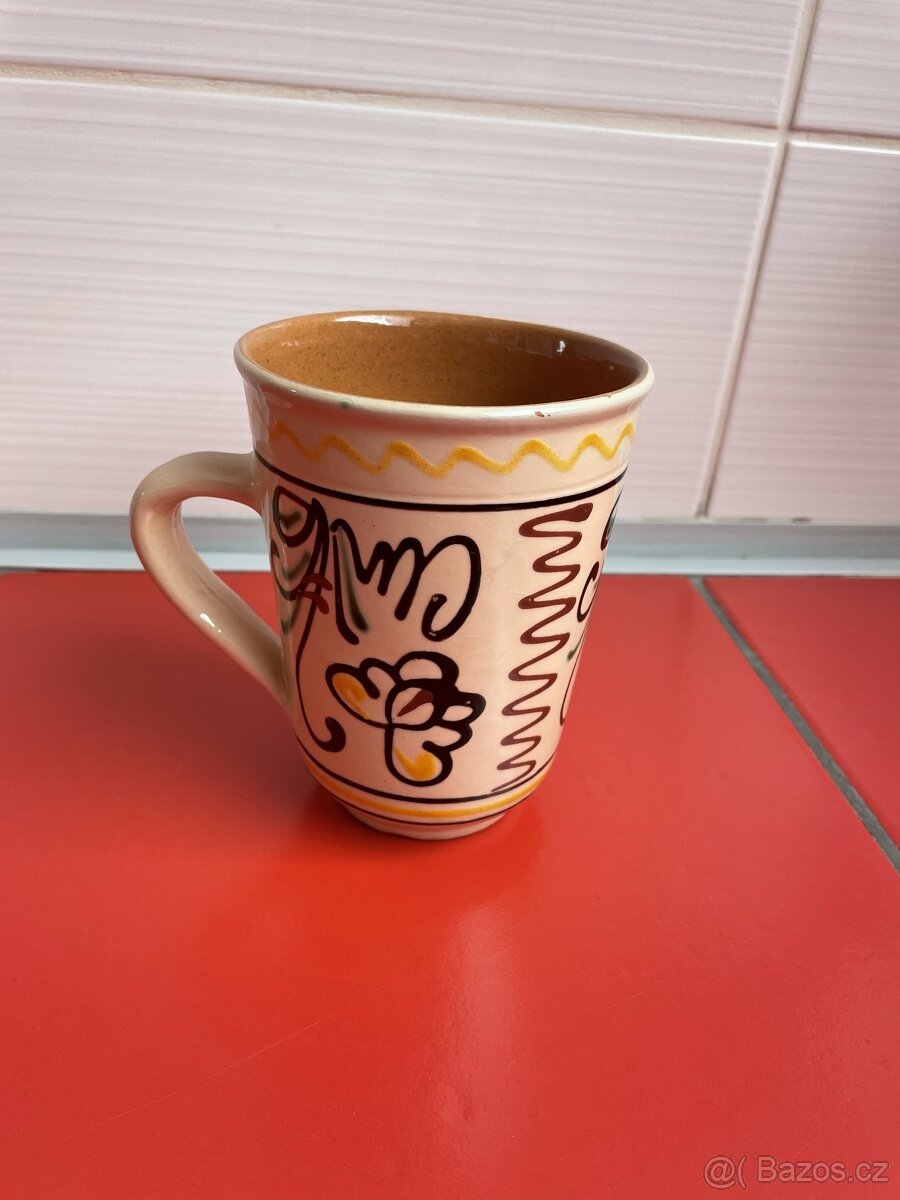 ručně malované keramické džbánky II cena za 1 kus - 16