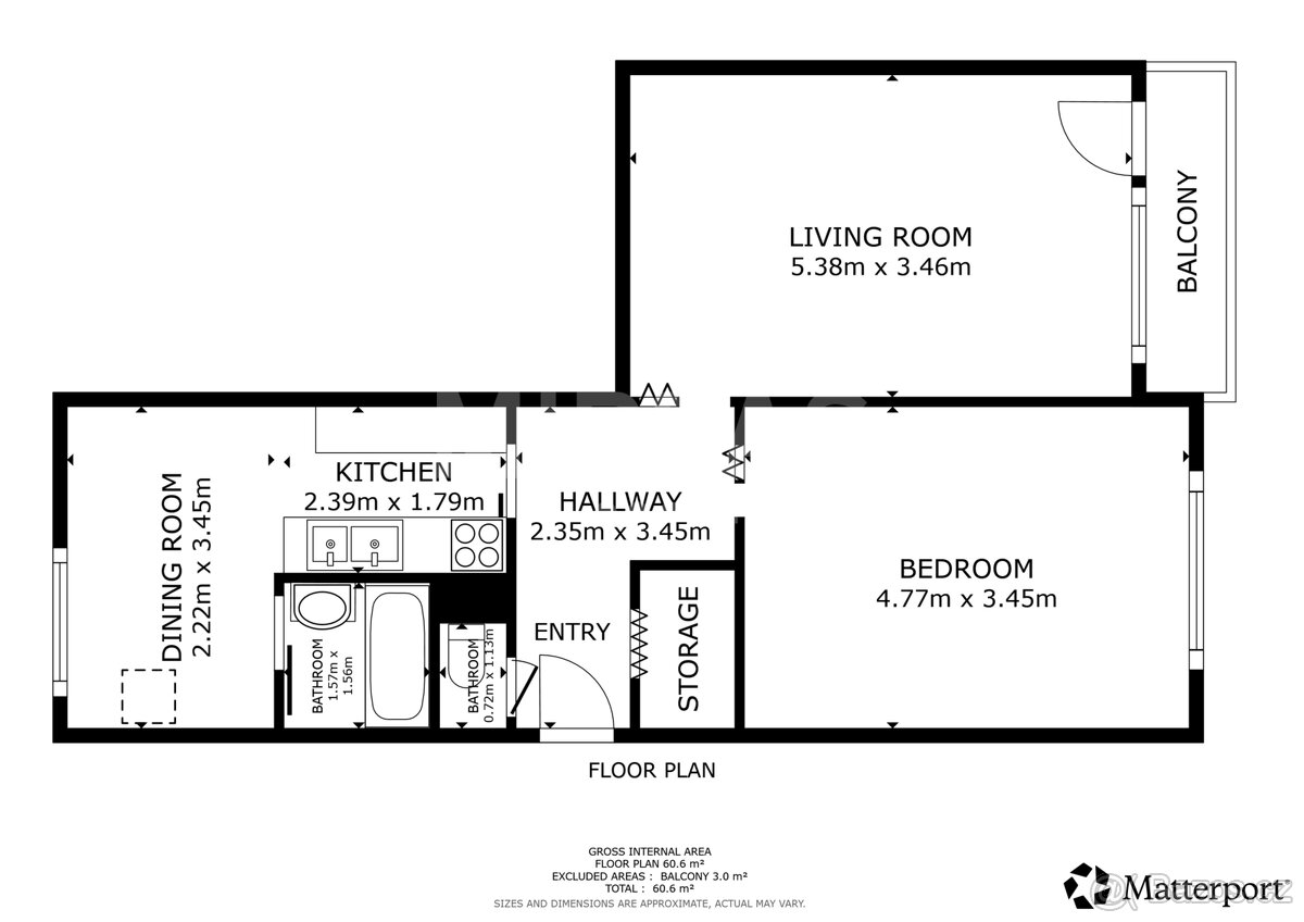 Štětí, prodej bytu 2+1/B, 63 m2, DV. - 16