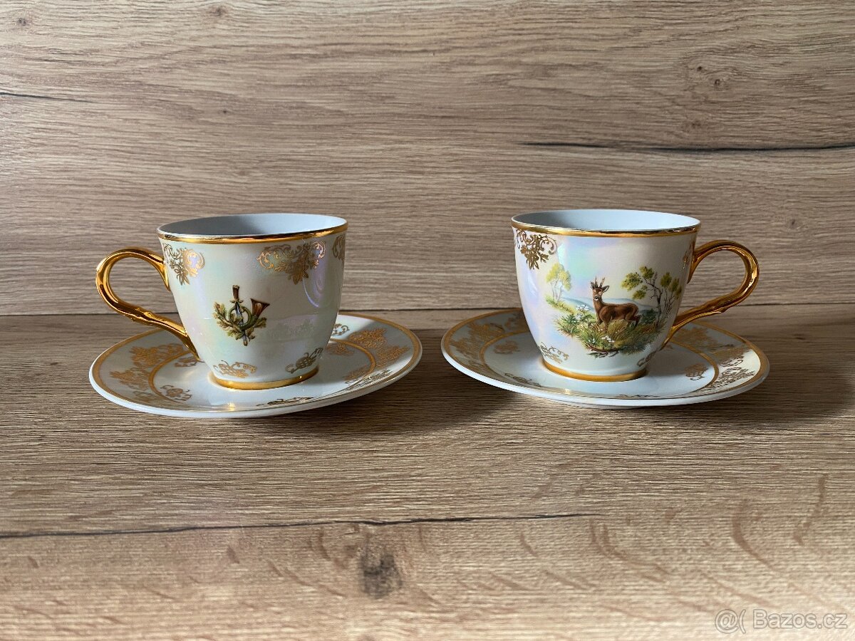 hrnek hrneček myslivecký hrnek porcelán lovecká tématika - 16