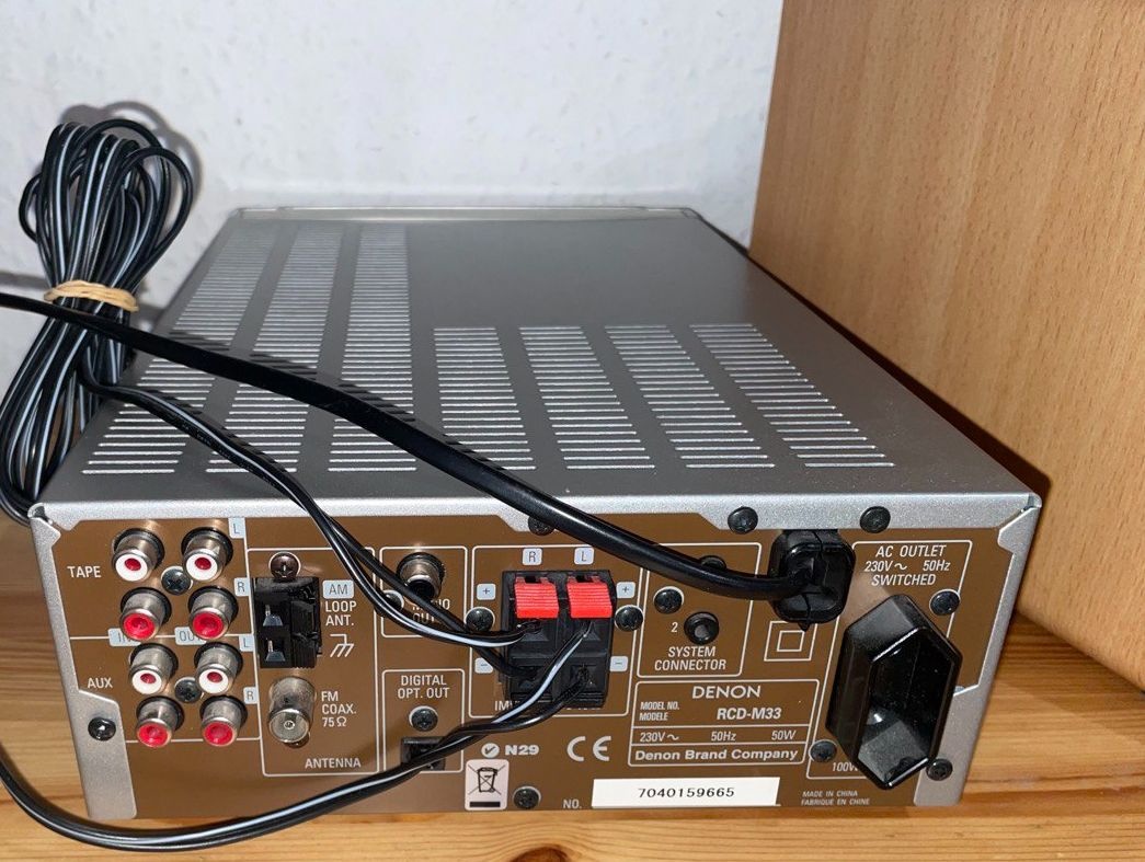 Minisystém DENON RCD-M33, mnoho funkcí, jako nový, DO - 16
