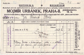 Staré tiskoviny, písemnosti a vizitky ze začátku 20.století - 16